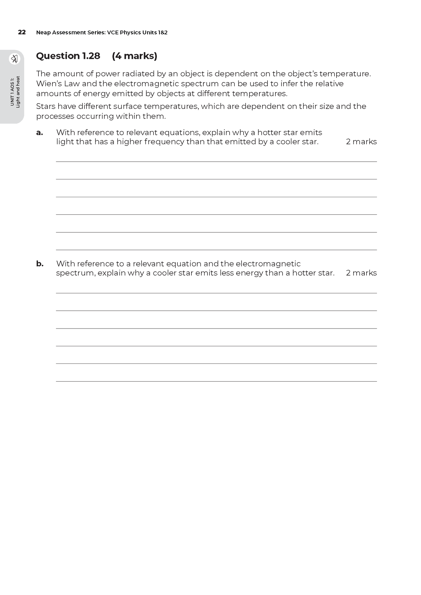 Neap Assessment Series: VCE Physics Units 1&2