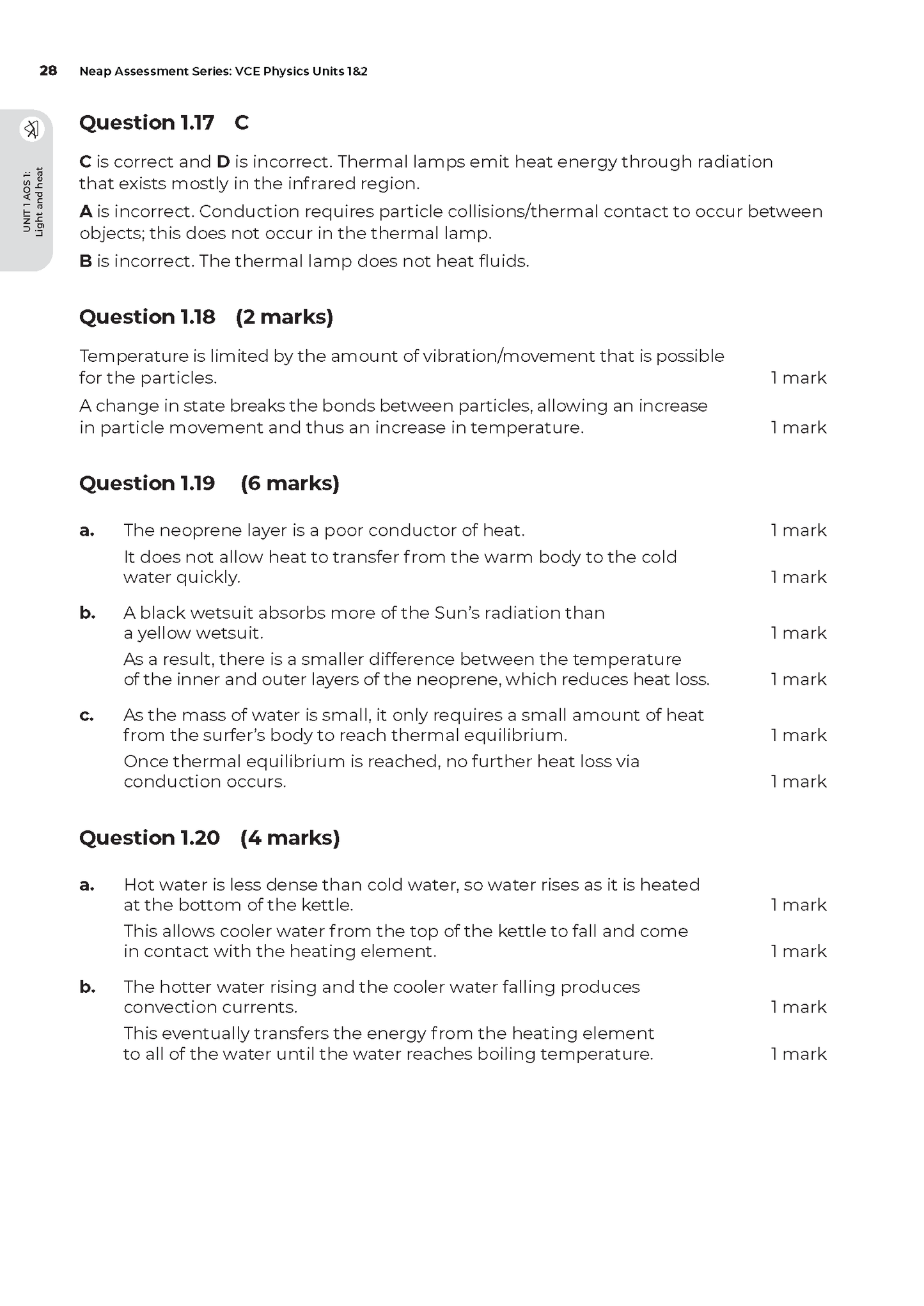 Neap Assessment Series: VCE Physics Units 1&2