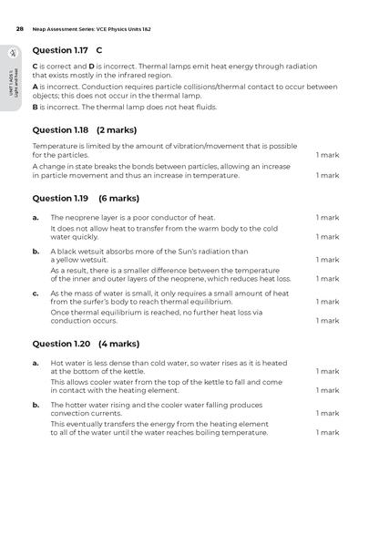 Neap Assessment Series: VCE Physics Units 1&2