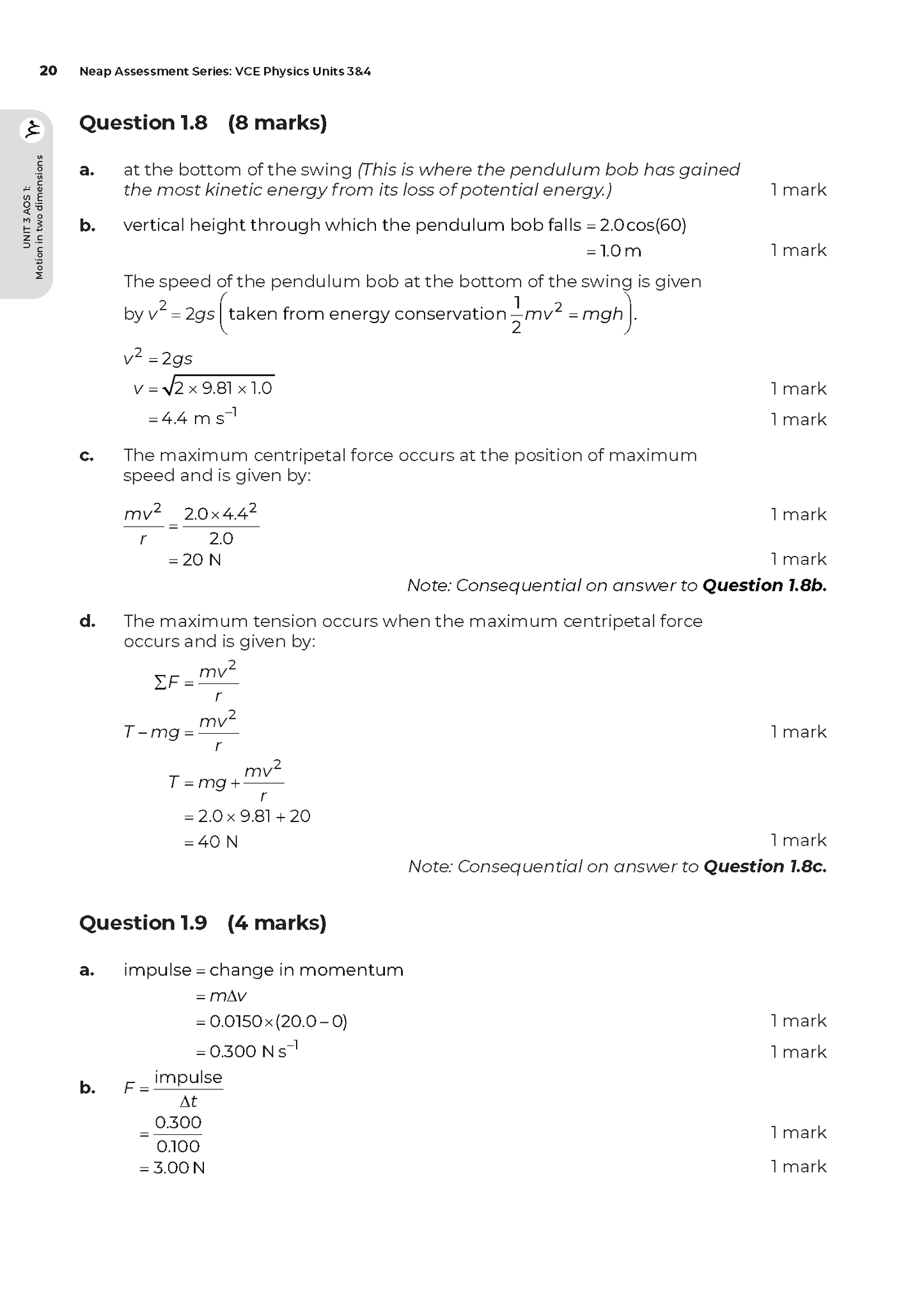 Neap Assessment Series: VCE Physics Units 3&4