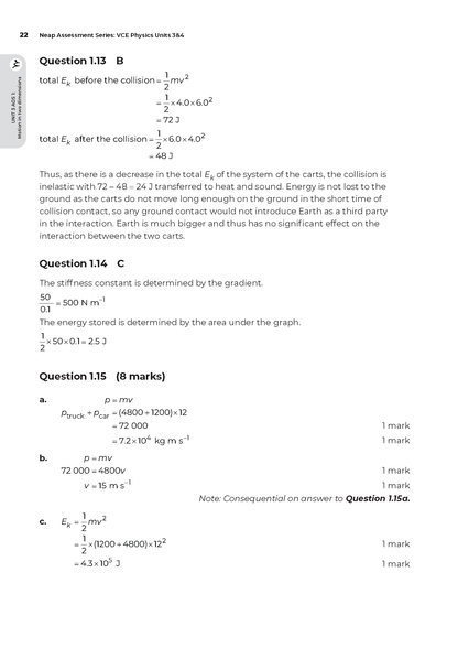 Neap Assessment Series: VCE Physics Units 3&4