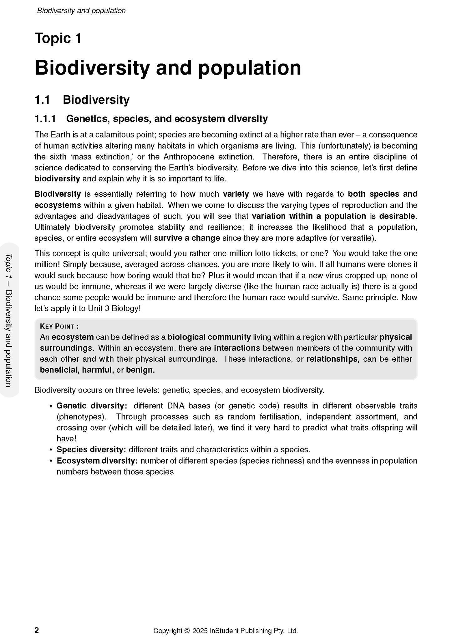 ATAR Notes QCE Biology 3&4 Complete Course Notes (2026-2028)
