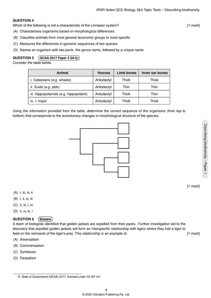 Top Marks QCE Biology 3&4 Bundle