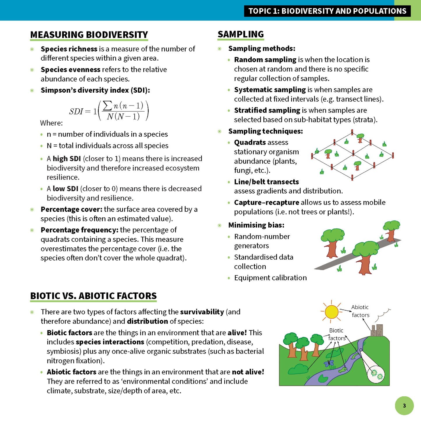 ATAR Notes QCE Biology 3&4 Summary Sheets (2026-2028)