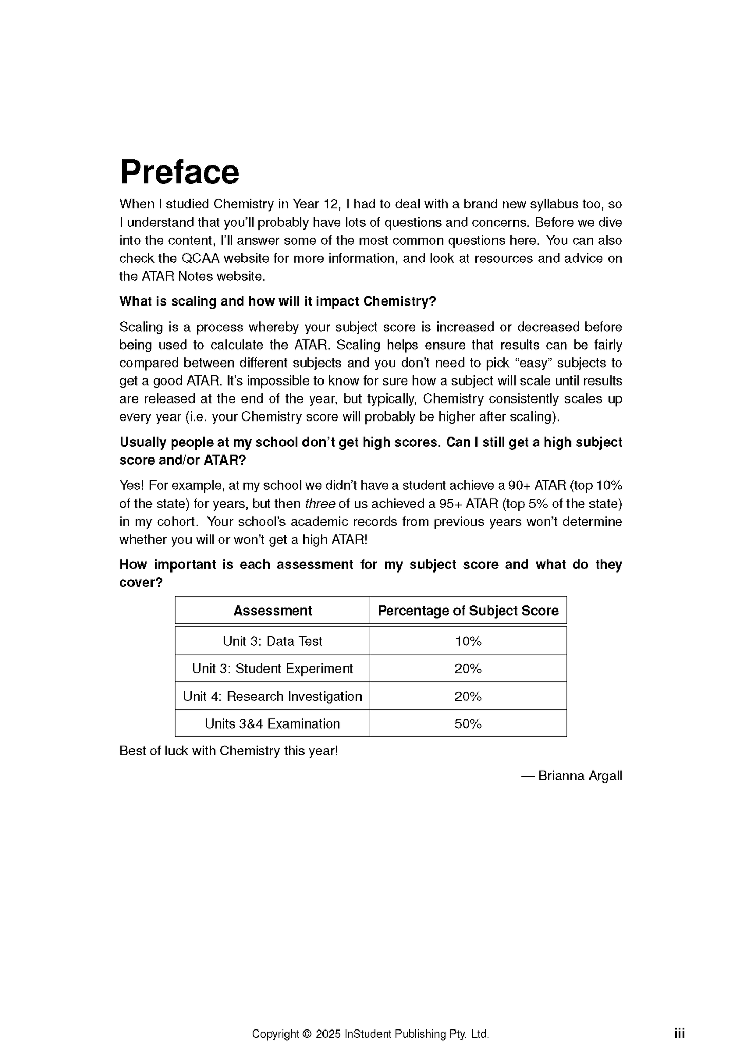 ATAR Notes QCE Chemistry 3&4 Complete Course Notes (2026-2028)