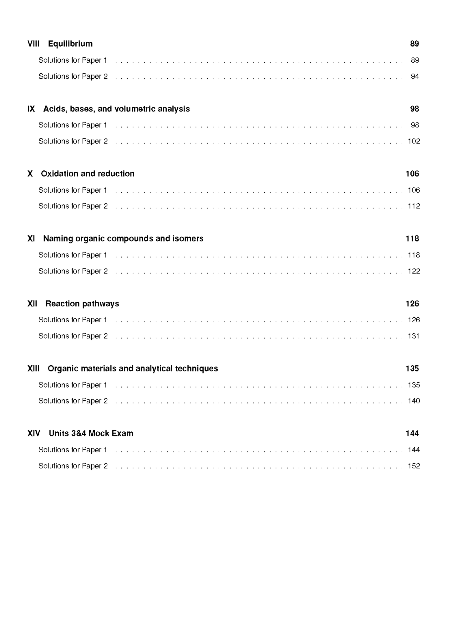 ATAR Notes QCE Chemistry 3&4 Topic Tests (2026-2028)