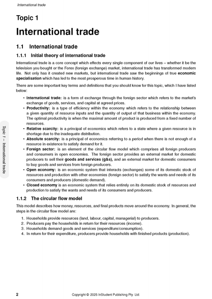 ATAR Notes QCE Economics 3&4 Complete Course Notes (2026-2028)
