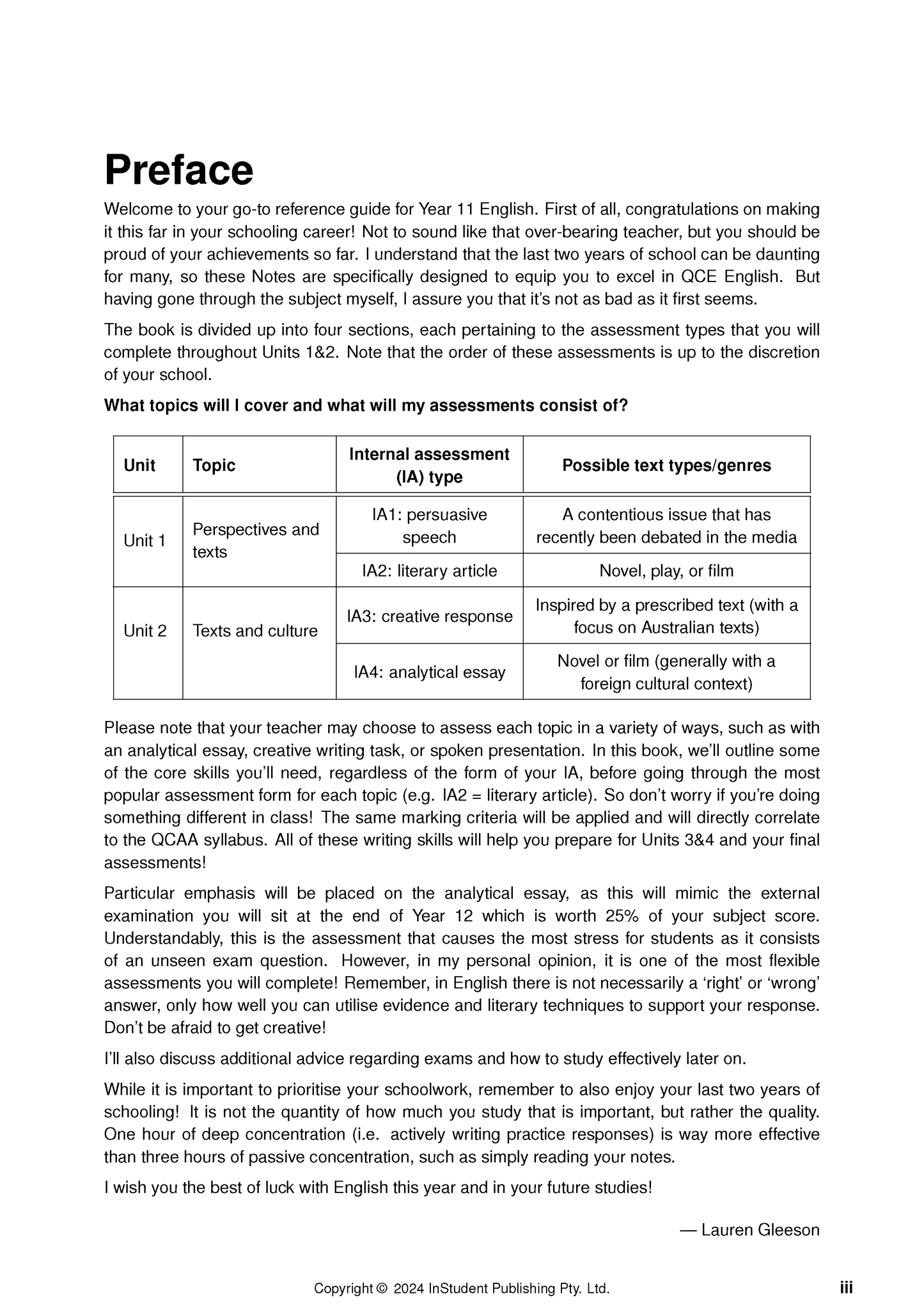 ATAR Notes QCE English 1&2 Notes (2025–2027)