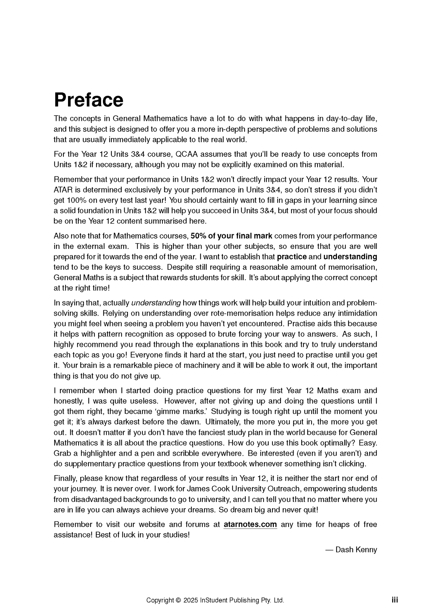 ATAR Notes QCE General Maths 3&4 Complete Course Notes (2026-2028)