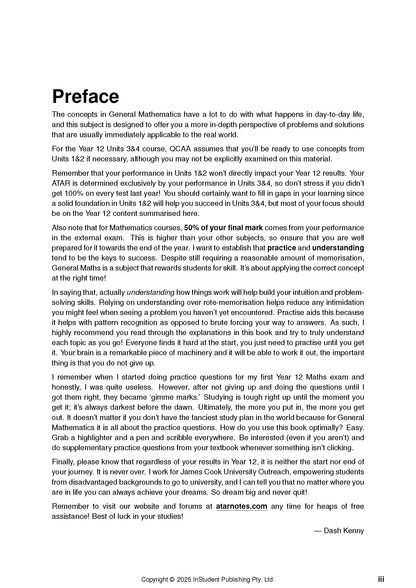 ATAR Notes QCE General Maths 3&4 Complete Course Notes (2026-2028)