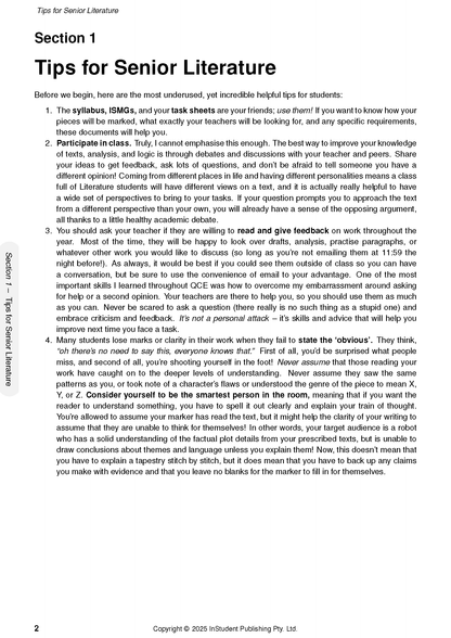 ATAR Notes QCE Literature 3&4 Complete Course Notes (2026-2028)