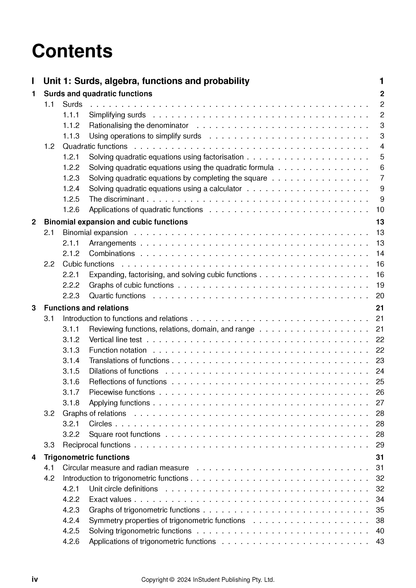 ATAR Notes QCE Maths Methods 1&2 Complete Course Notes (2025–2027)