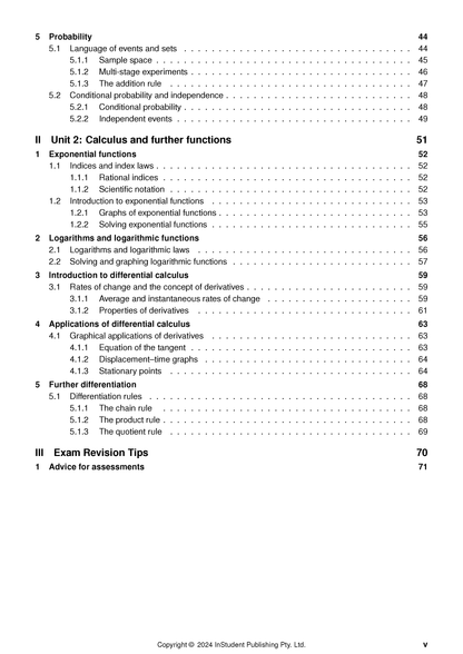 ATAR Notes QCE Maths Methods 1&2 Complete Course Notes (2025–2027)