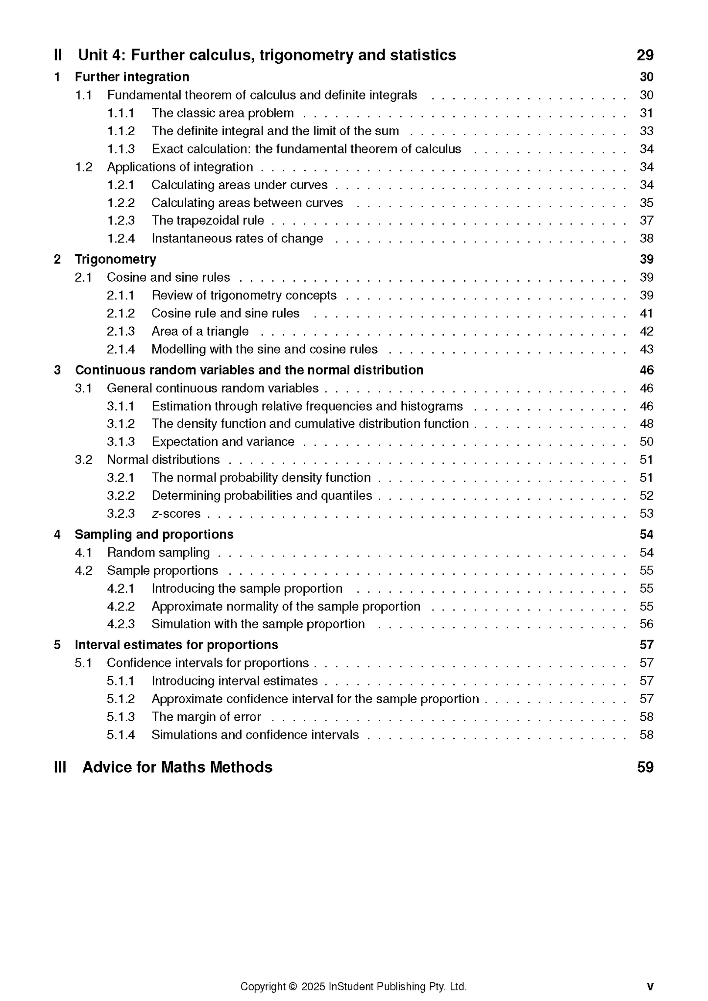 ATAR Notes QCE Maths Methods 3&4 Complete Course Notes (2026-2028)
