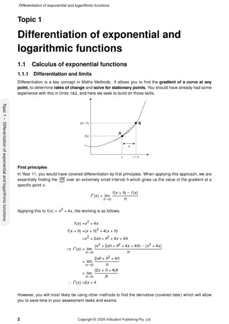 ATAR Notes QCE Maths Methods 3&4 Complete Course Notes (2026-2028)