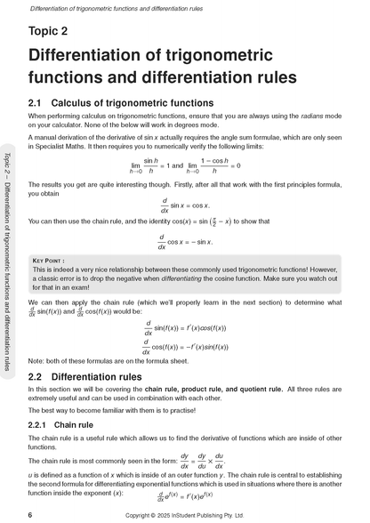 ATAR Notes QCE Maths Methods 3&4 Complete Course Notes (2026-2028)