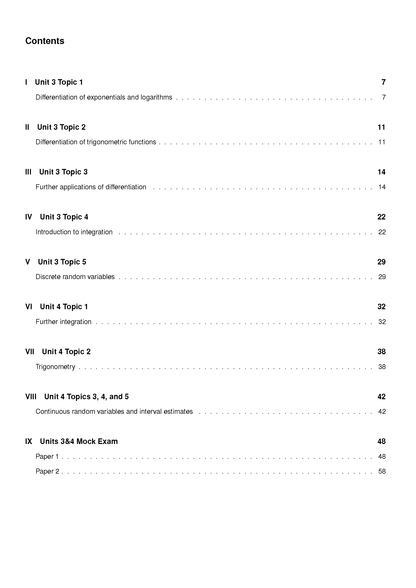ATAR Notes QCE Maths Methods 3&4 Topic Tests (2026-2028)