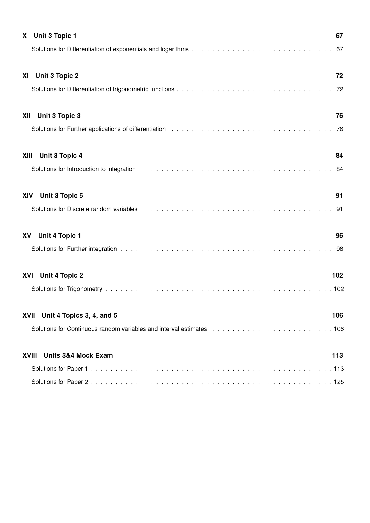 ATAR Notes QCE Maths Methods 3&4 Topic Tests (2026-2028)