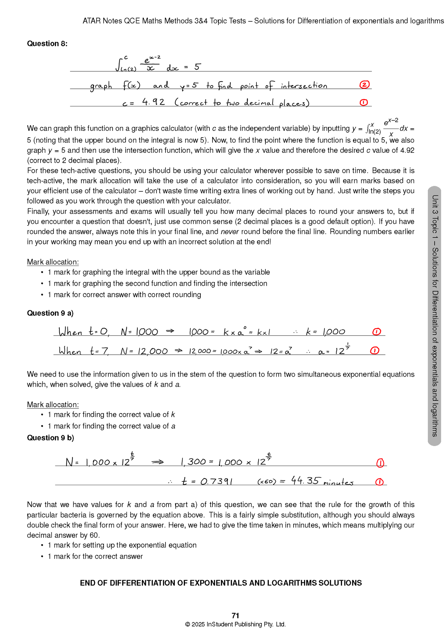 ATAR Notes QCE Maths Methods 3&4 Topic Tests (2026-2028)