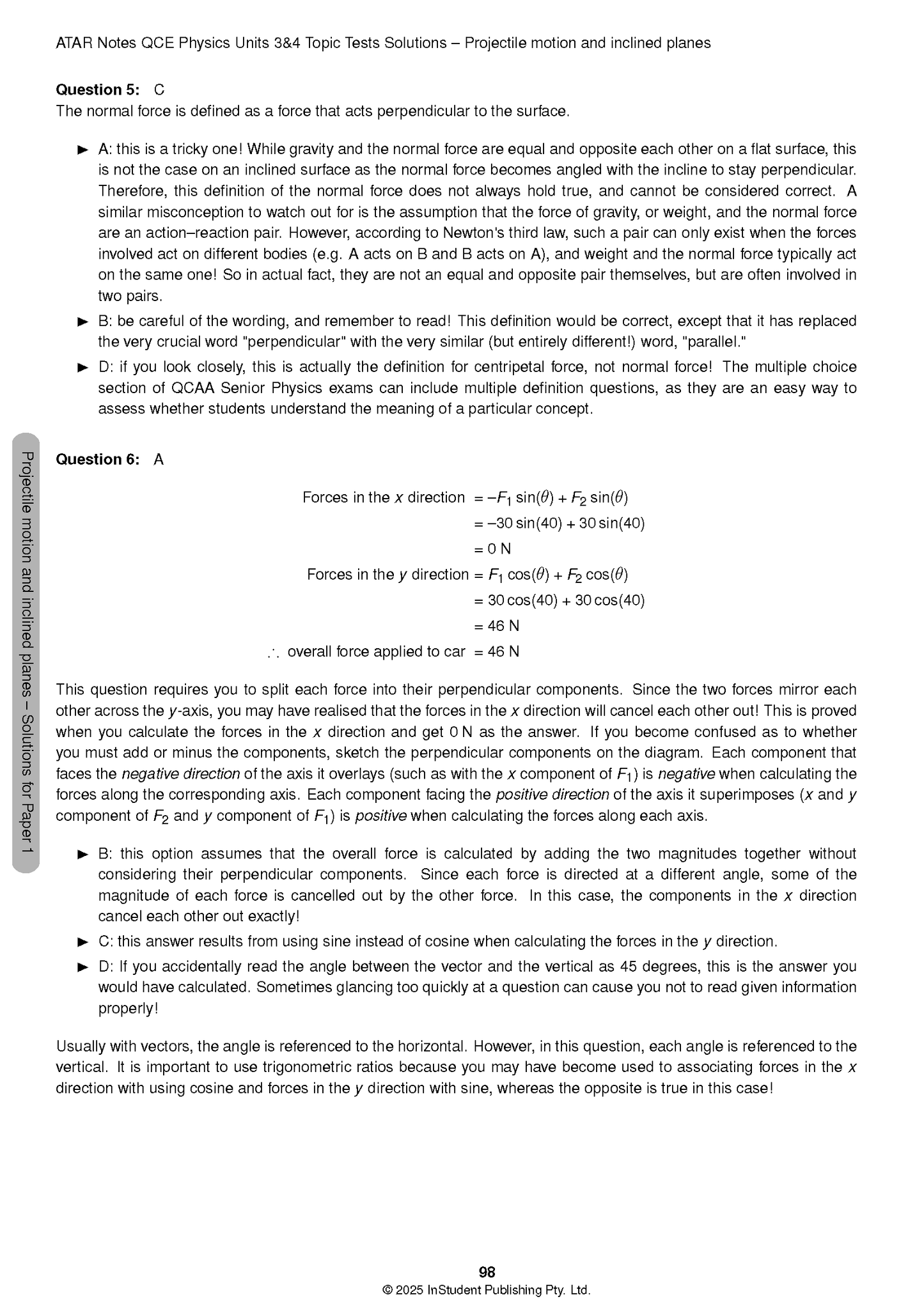 ATAR Notes QCE Physics 3&4 Topic Tests (2026-2028)
