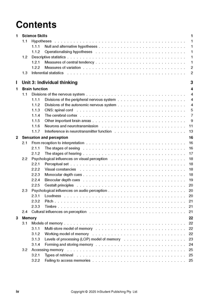 ATAR Notes QCE Psychology 3&4 Complete Course Notes (2026-2028)