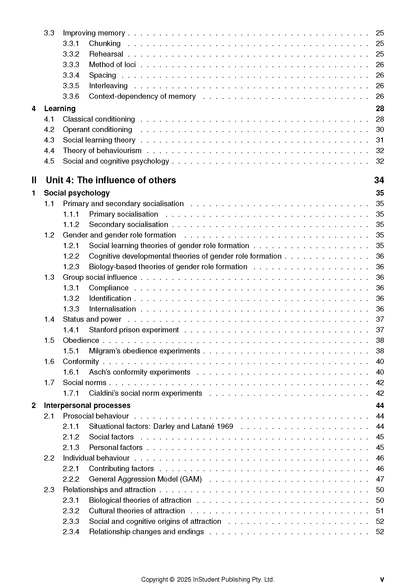 ATAR Notes QCE Psychology 3&4 Complete Course Notes (2026-2028)