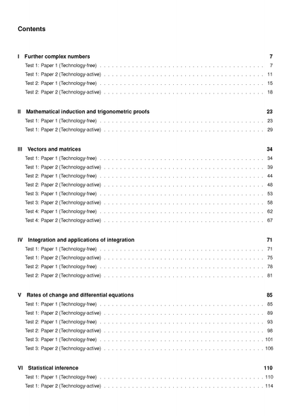 ATAR Notes QCE Specialist Maths 3&4 Topic Tests (2026-2028)