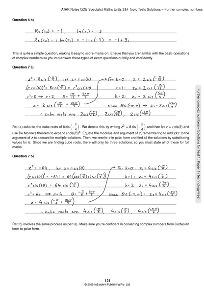 ATAR Notes QCE Specialist Maths 3&4 Topic Tests (2026-2028)