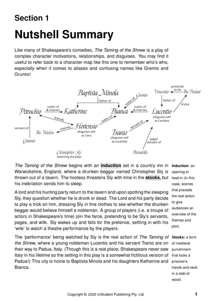 Text Guide: The Taming of the Shrew by William Shakespeare