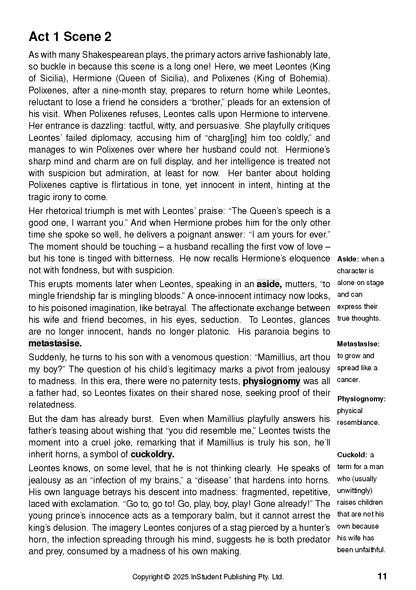 ATAR Notes Text Guide: The Winter's Tale by William Shakespeare