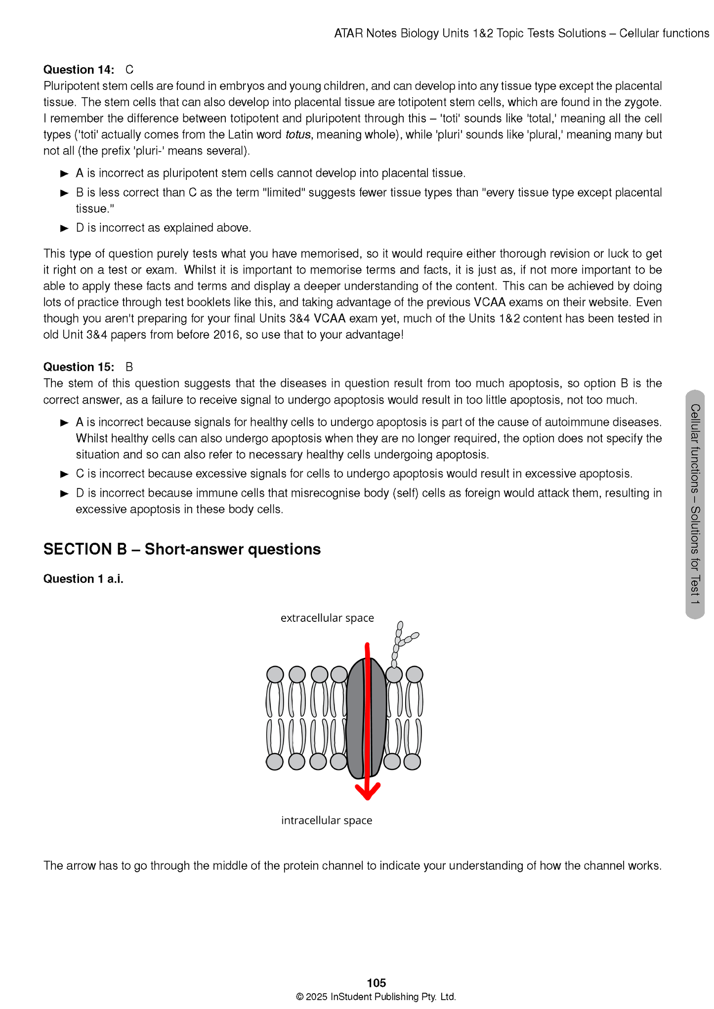 ATAR Notes VCE Biology 1&2 Topic Tests (2025-2026)
