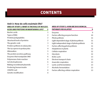 Top Marks VCE Biology 3&4 Bundle