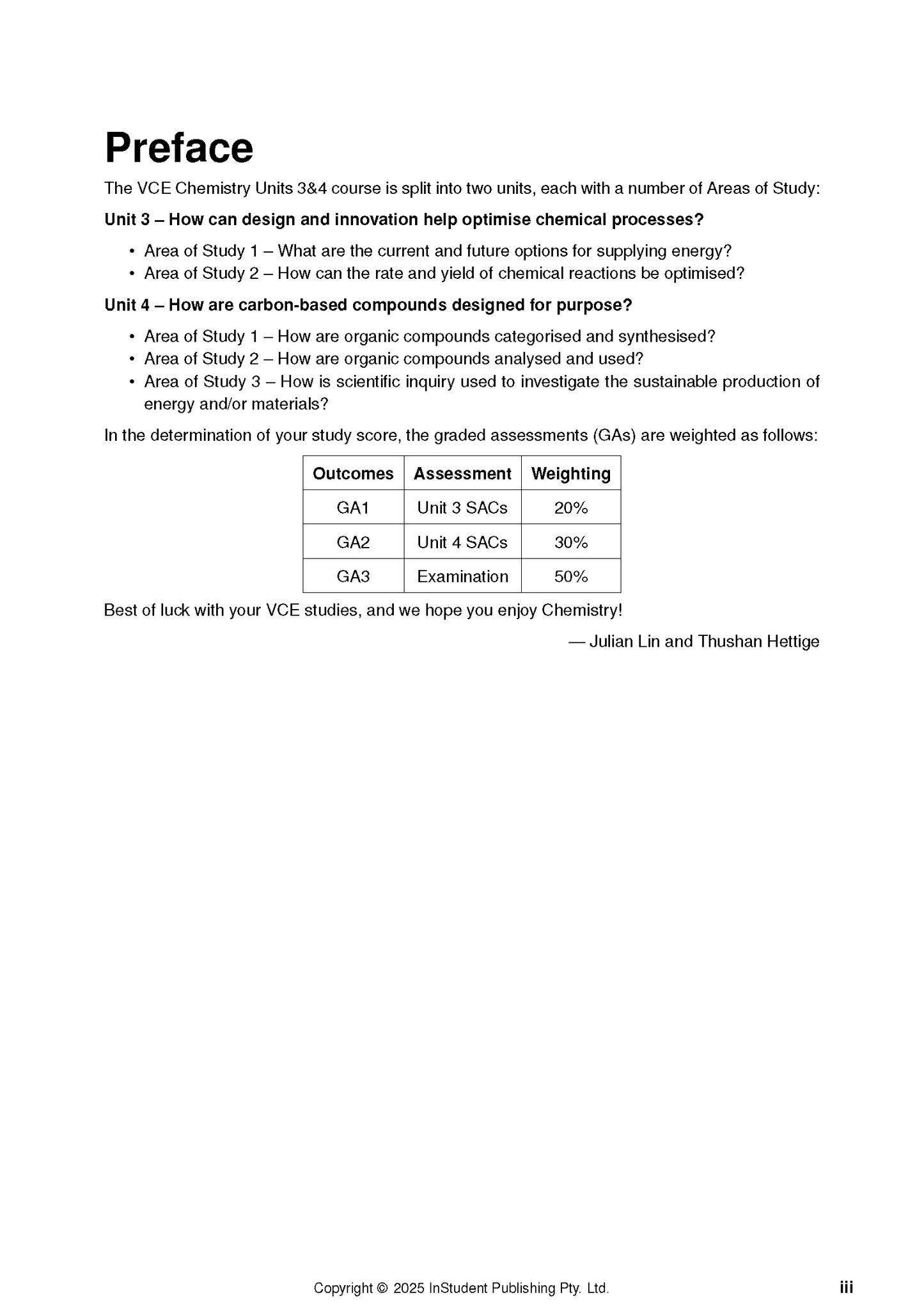 Top Marks VCE Chemistry 3&4 Bundle