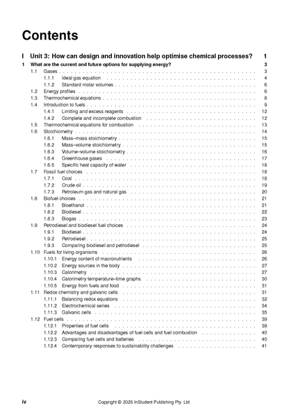 ATAR Notes VCE Chemistry 3&4 Notes (2025-2027)
