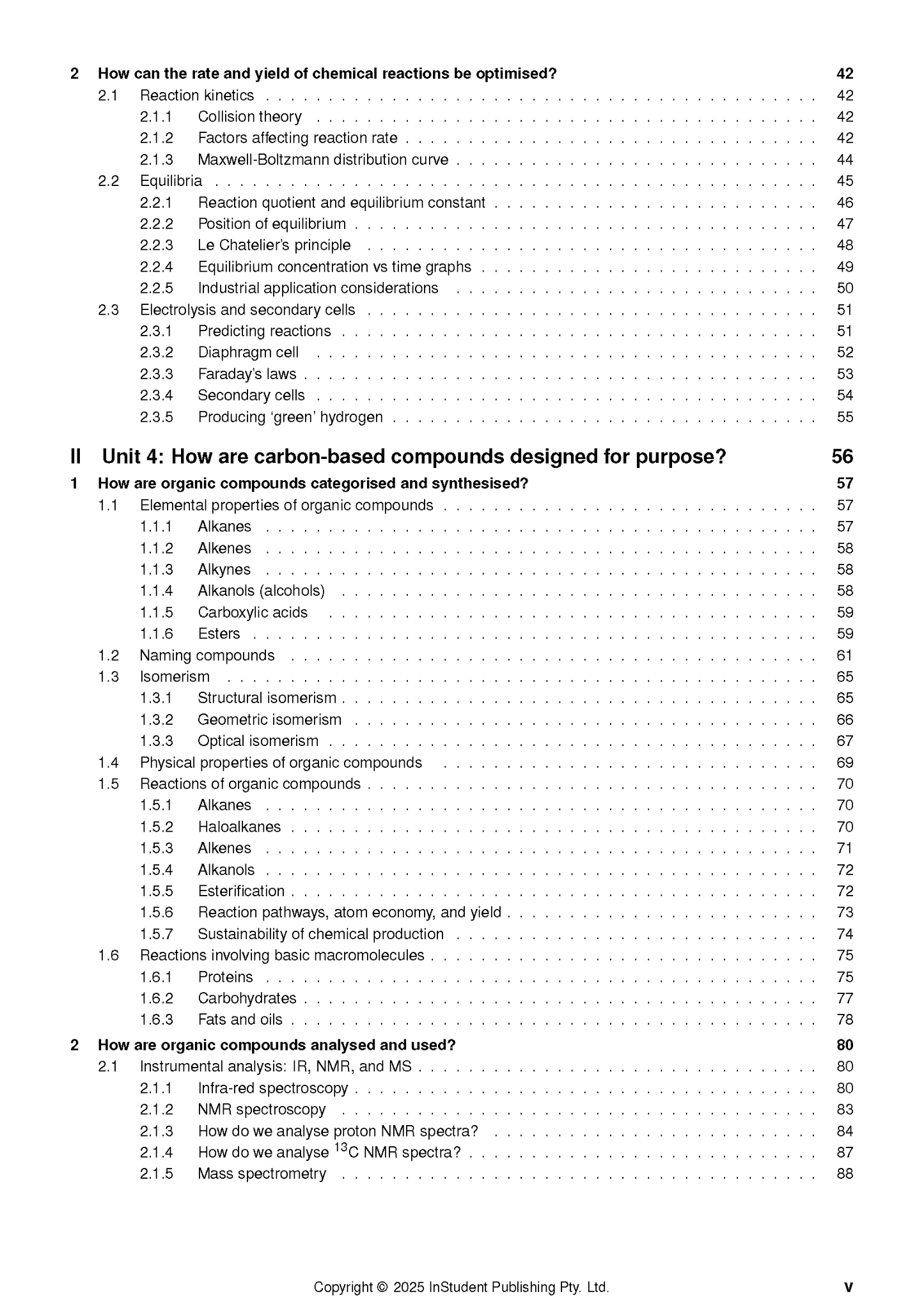 ATAR Notes VCE Chemistry 3&4 Notes (2025-2027)
