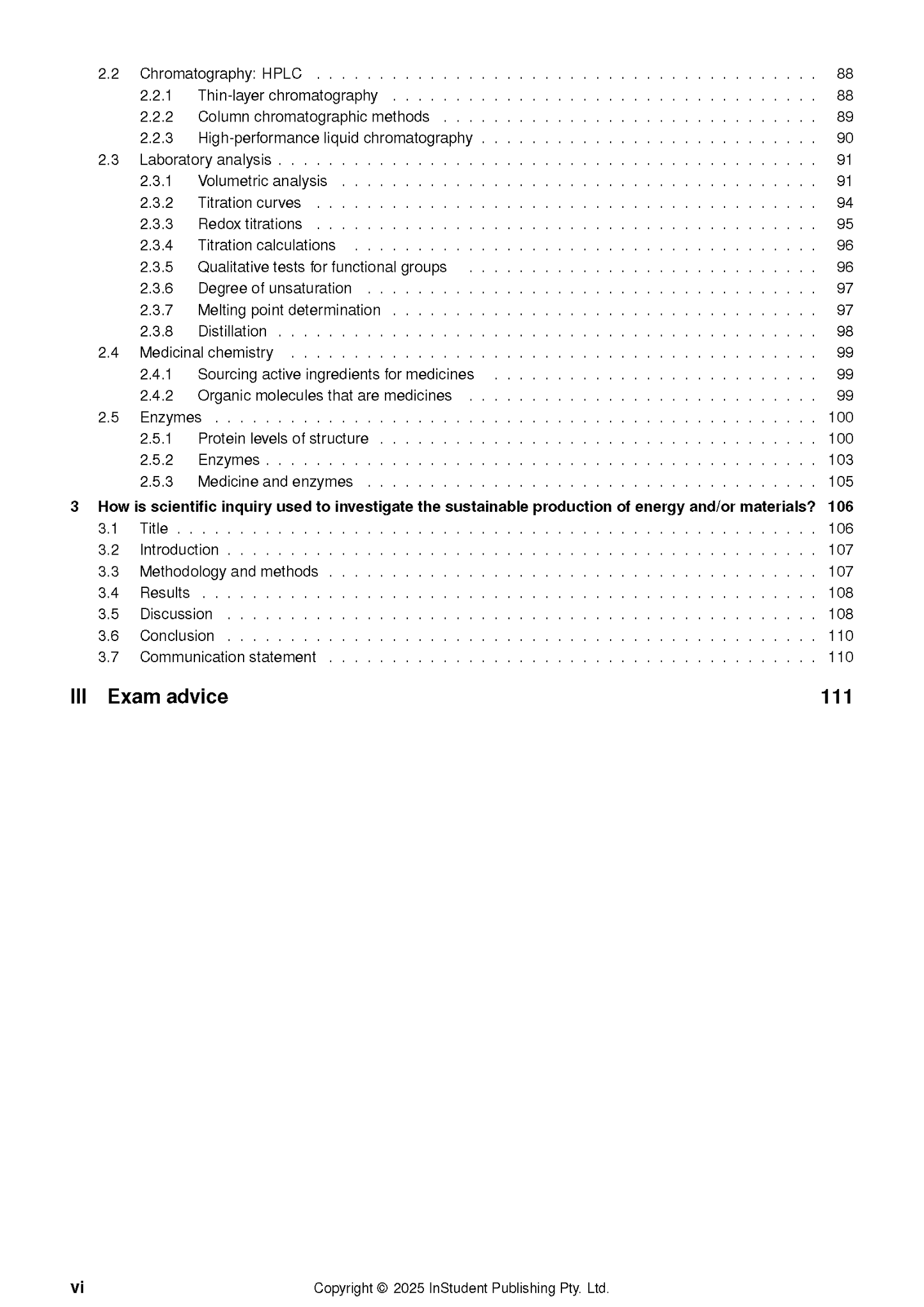 ATAR Notes VCE Chemistry 3&4 Notes (2025-2027)