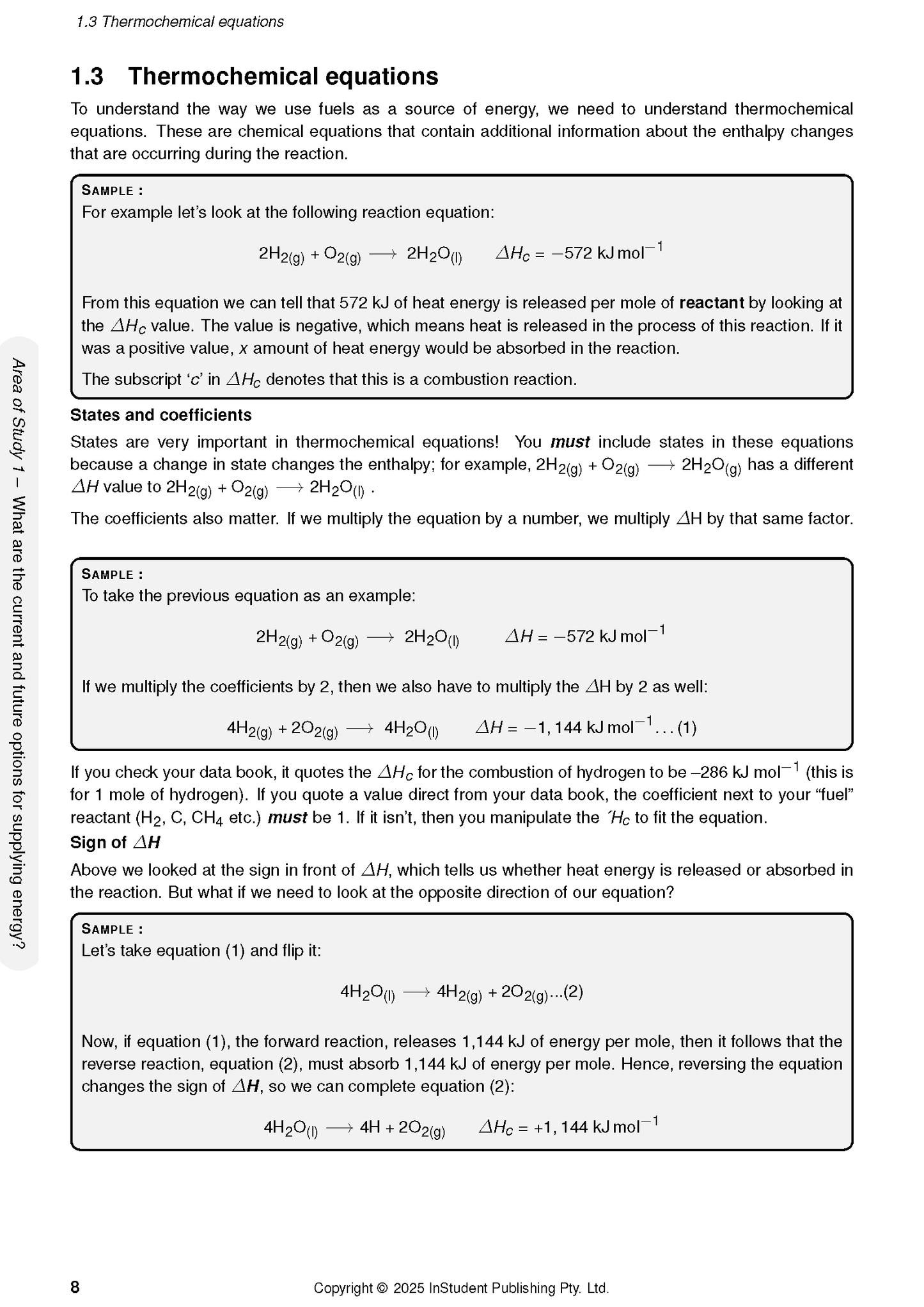 ATAR Notes VCE Chemistry 3&4 Notes (2025-2027)