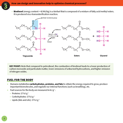 ATAR Notes VCE Chemistry 3&4 Summary Sheets (2025-2027)