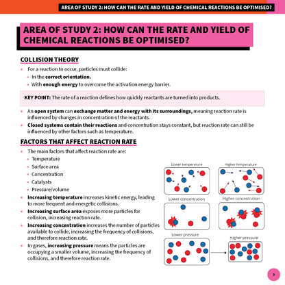 ATAR Notes VCE Chemistry 3&4 Summary Sheets (2025-2027)