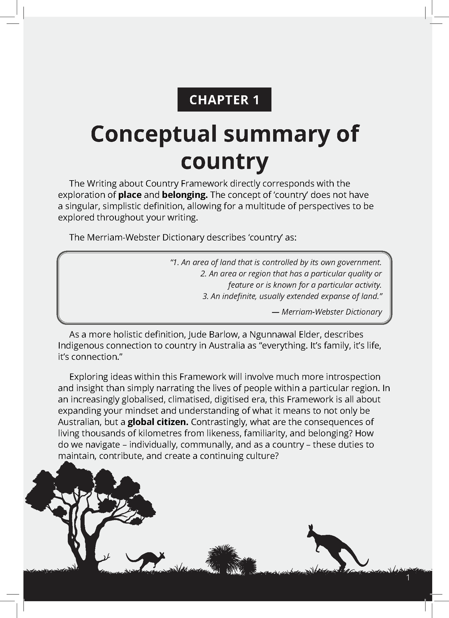 ATAR Notes VCE English 3&4 Frameworks Guide: Writing about country (2026 Edition)