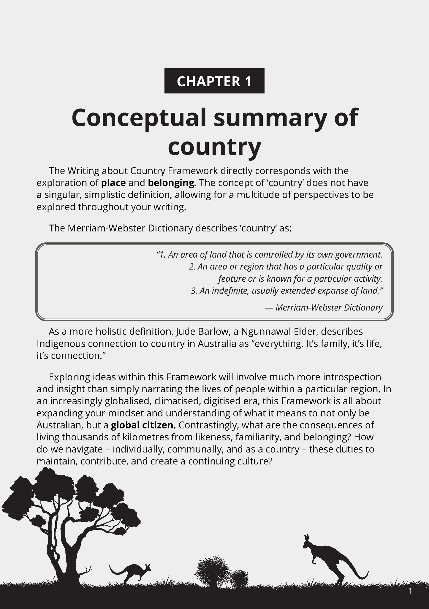 ATAR Notes VCE English 3&4 Frameworks Guide: Writing about country (2025 Edition)