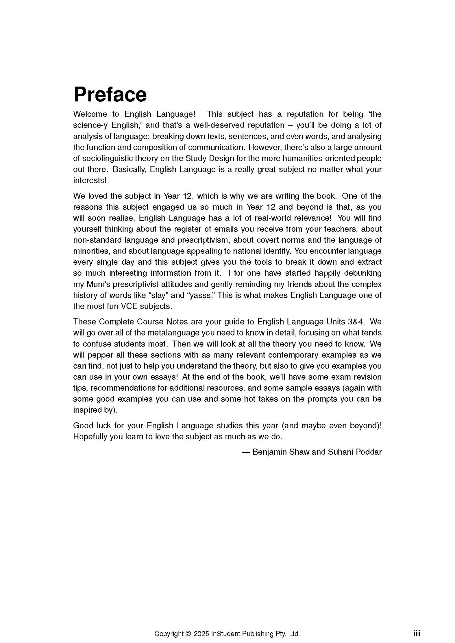 ATAR Notes VCE English Language 3&4 Notes (2026-2028)