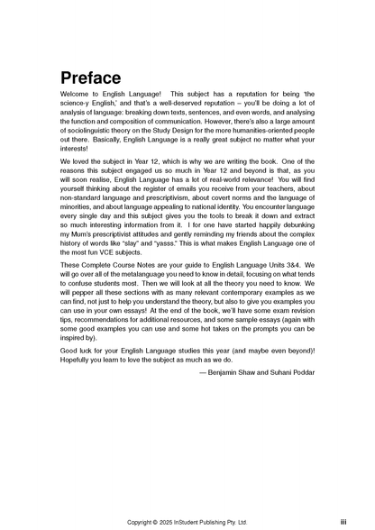 ATAR Notes VCE English Language 3&4 Notes (2026-2028)