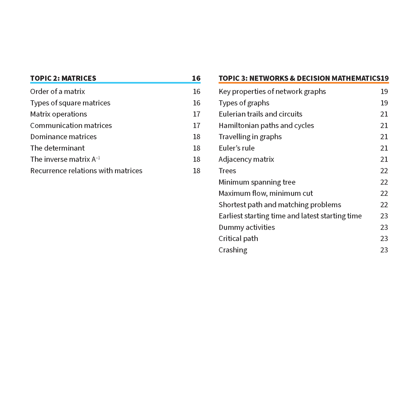 ATAR Notes VCE General Maths 3&4 Summary Sheets (2025-2027)