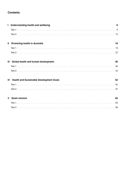 ATAR Notes VCE Health and Human Development (HHD) 3&4 Topic Tests (2025-2027)