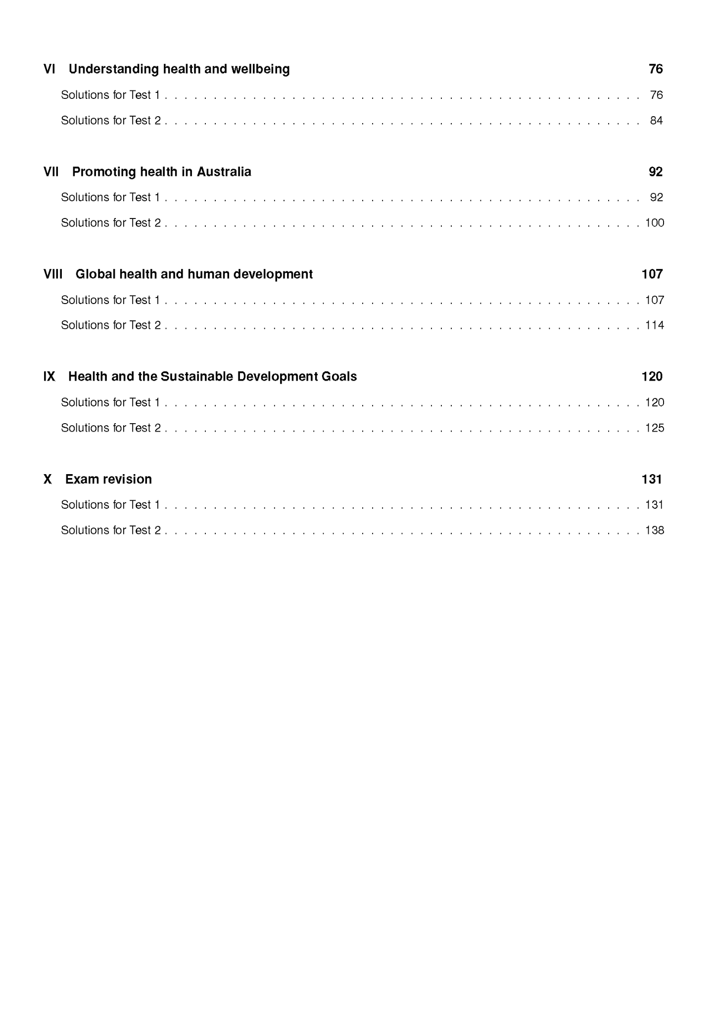 ATAR Notes VCE Health and Human Development (HHD) 3&4 Topic Tests (2025-2027)