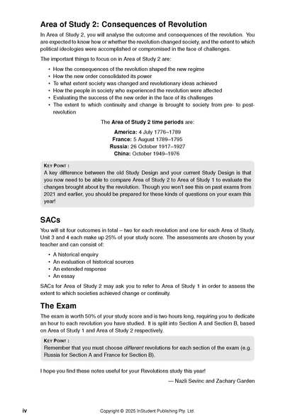 ATAR Notes VCE History: Revolutions 3&4 Complete Course Notes (2025-2026)