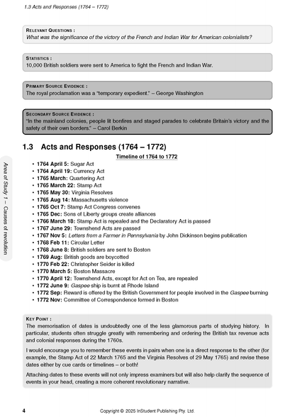 ATAR Notes VCE History: Revolutions 3&4 Complete Course Notes (2025-2026)