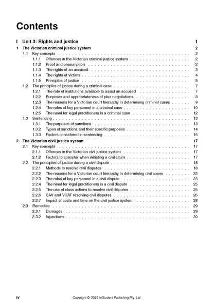 Top Marks VCE Legal Studies 3&4 Bundle