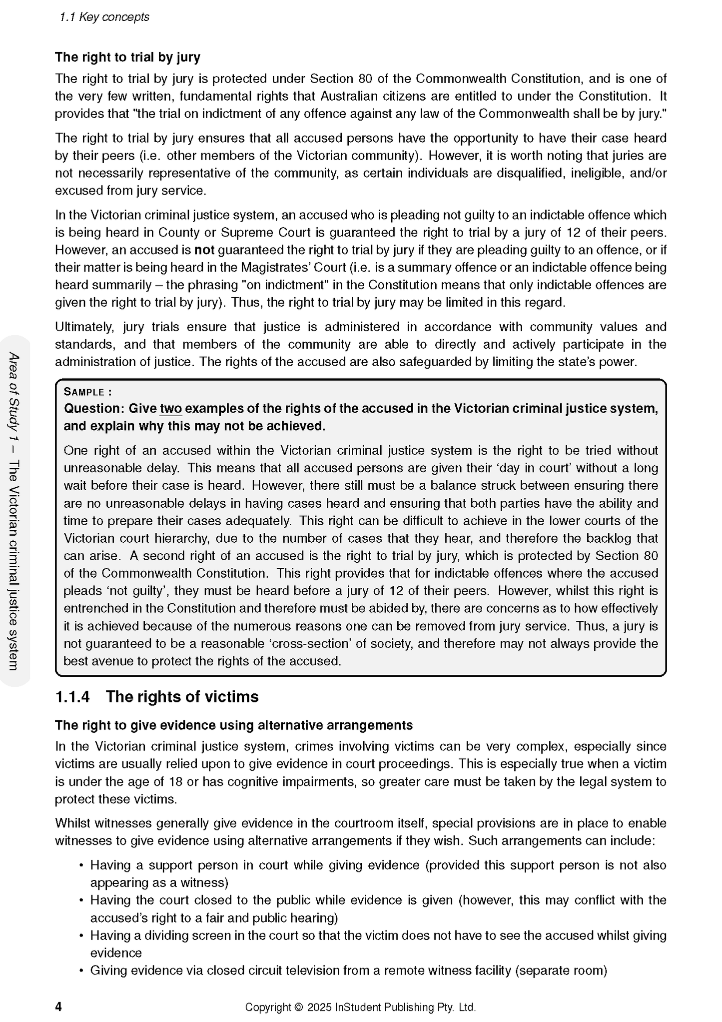 ATAR Notes VCE Legal Studies 3&4 Notes (2026-2028)